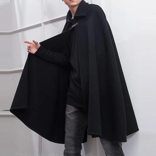 Poncho Long-Chaud Homme