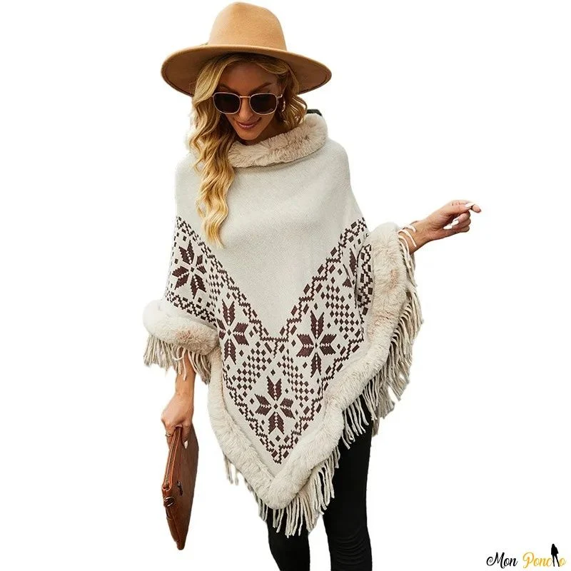 Pull Roulé Poncho Col