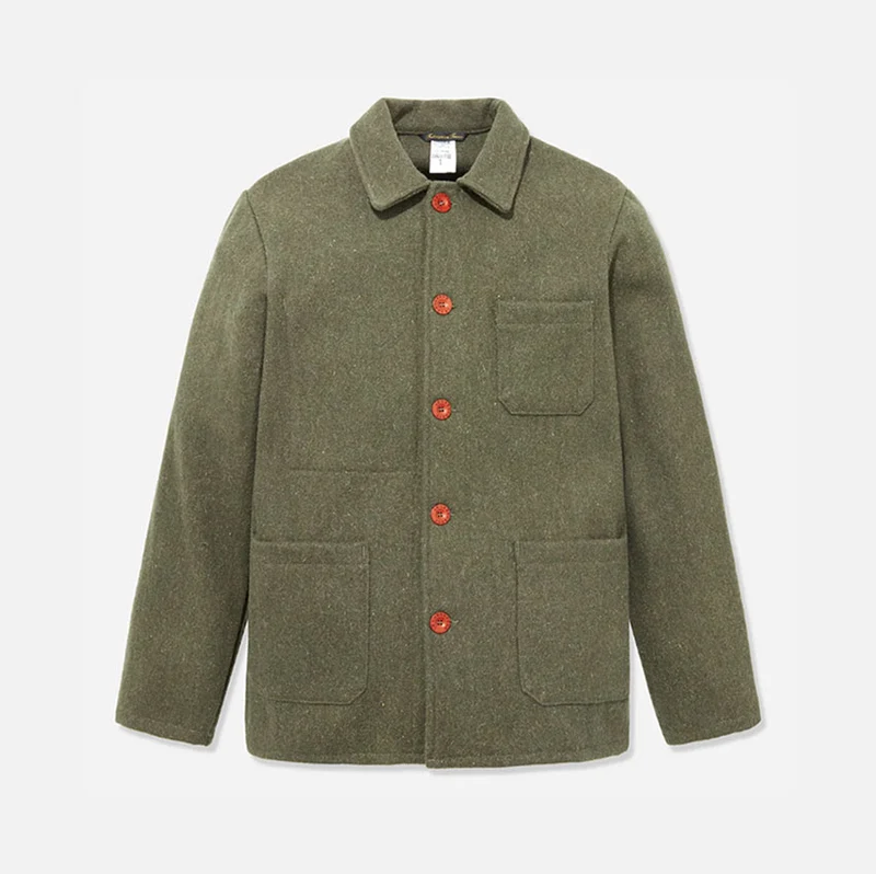Veste en Drap de laine Cardée