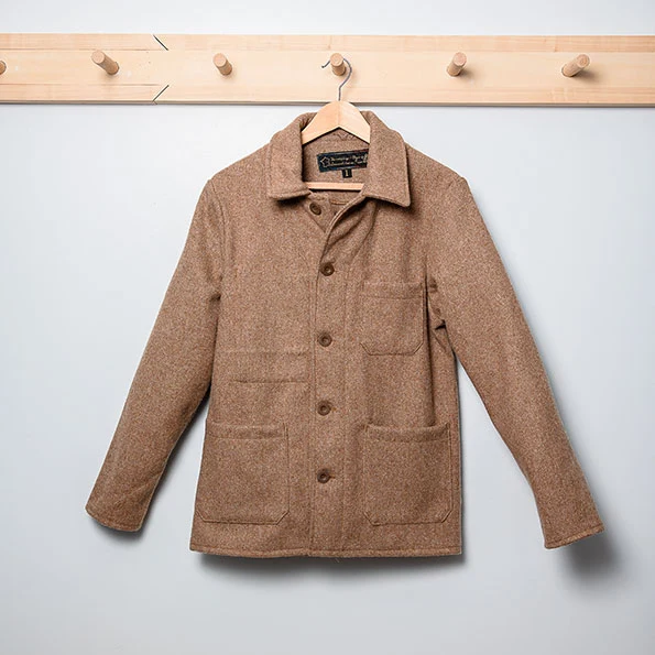 Veste en Drap de laine Cardée