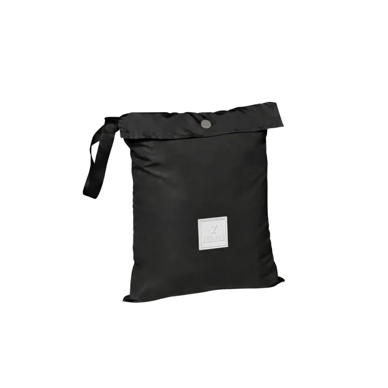 Duo capuche Fudoon vichy noir et blanc + moufles noir