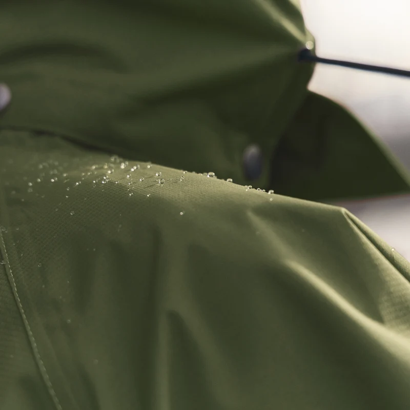Trench-coat imperméable vert