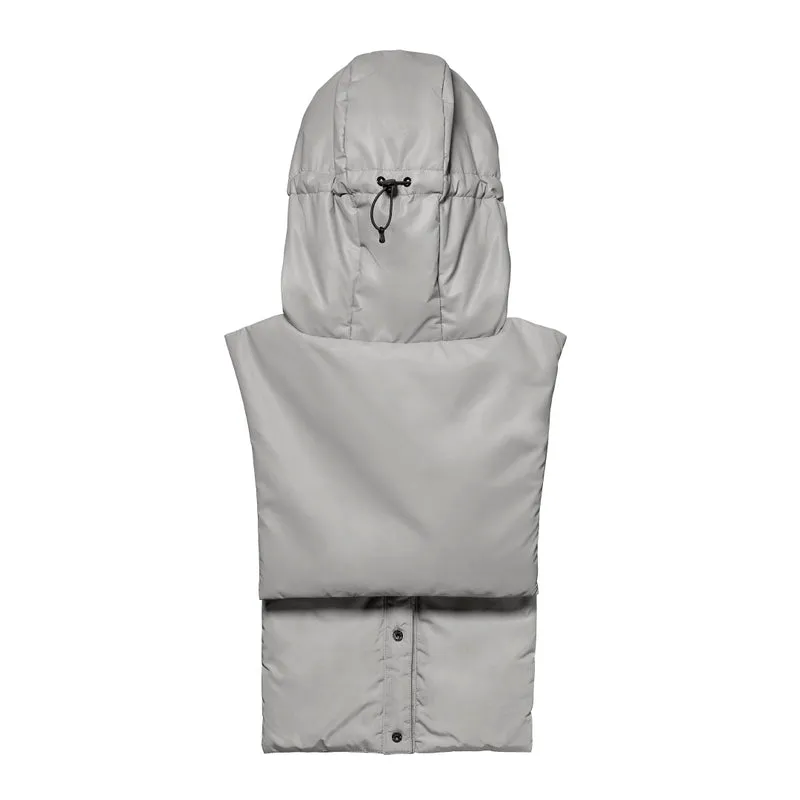 Capuche Fudoon grise imperméable spéciale vélo