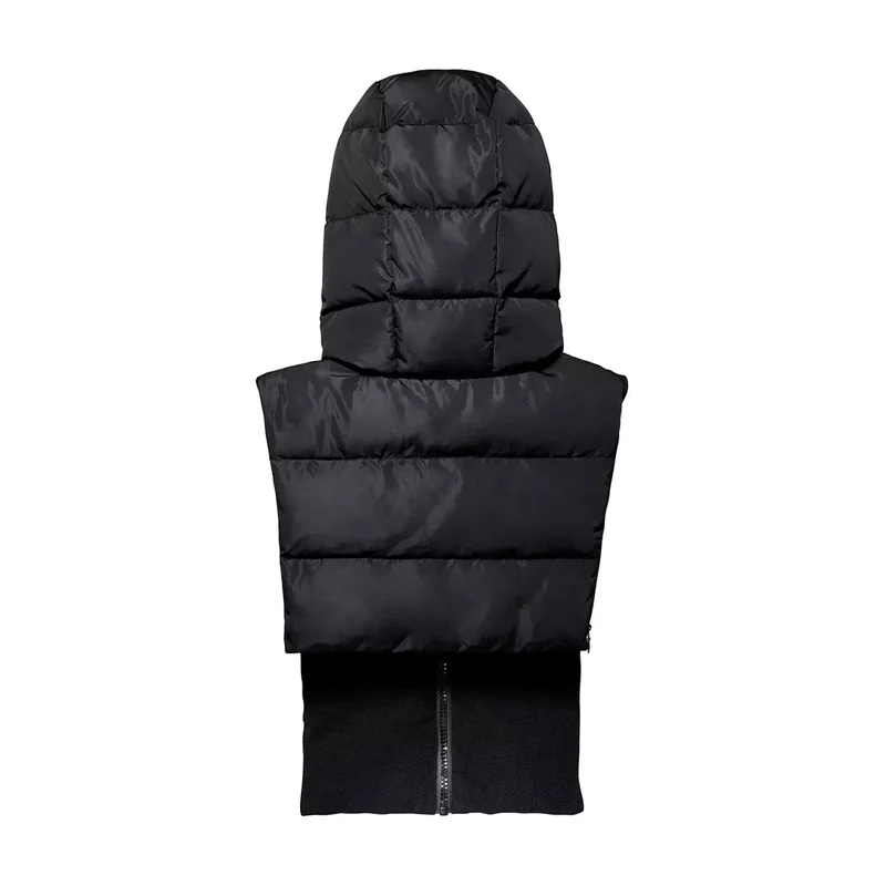 Capuche doudoune noire intérieur polaire