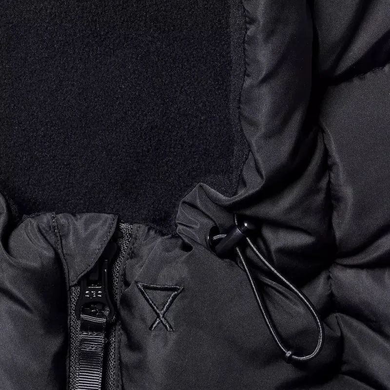 Capuche doudoune noire intérieur polaire