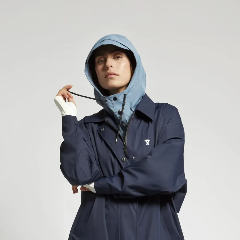 Capuche de pluie Fudini orage bleu-gris