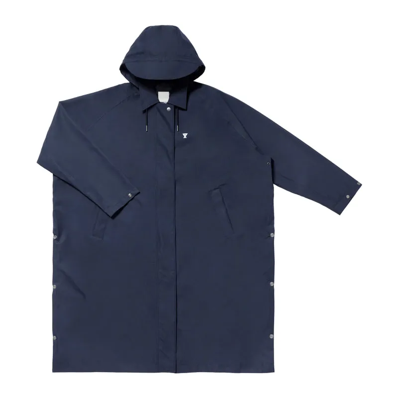 Trench-coat imperméable bleu marine