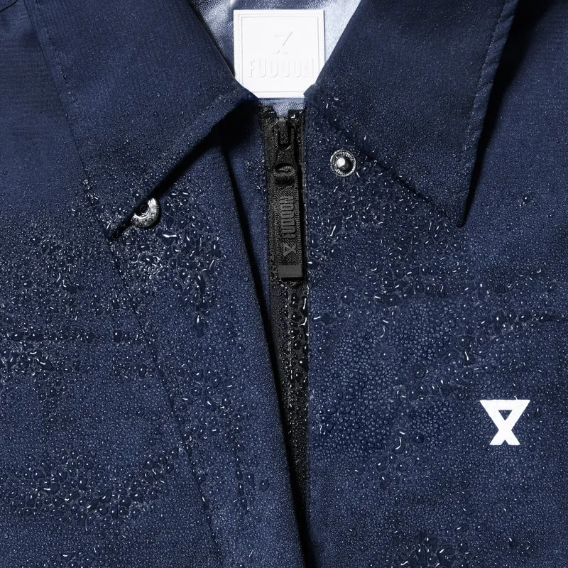 Trench-coat imperméable bleu marine