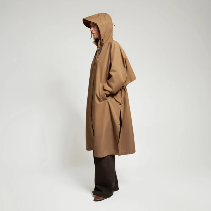 Trench-coat imperméable moka