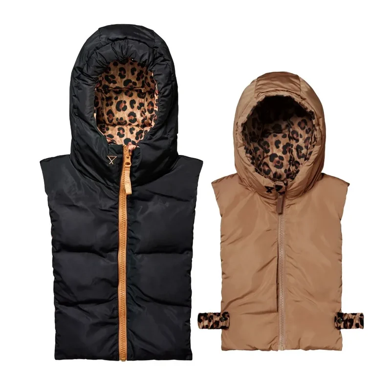 Duo capuches Fudoon Mini-Me adulte + enfant léopard