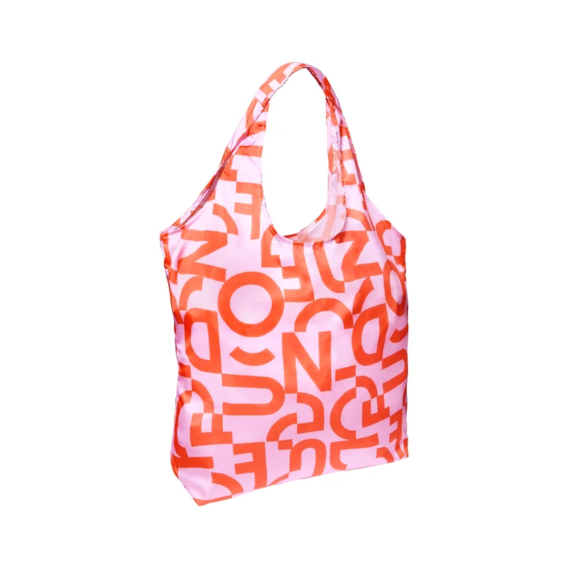 Sac porte-clés Nanobag monogramme rose et rouge