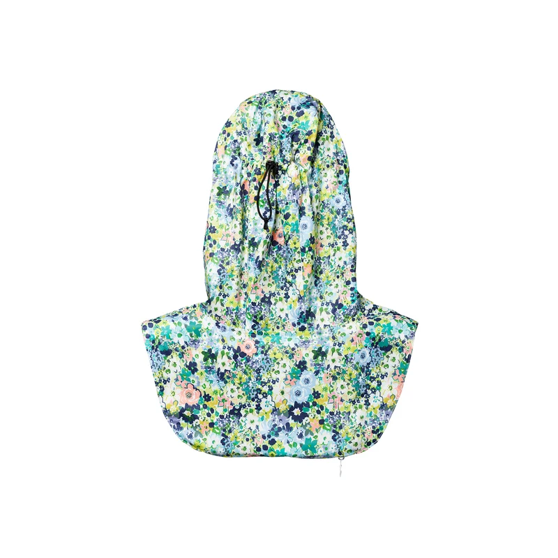 Capuche de pluie Fudini imprimé fleurs