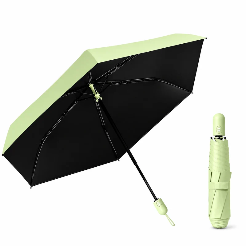 UPF 50+ Auto Supermini Travel Umbrella | Sun & Rain Protection | Easy Open | Only 220g