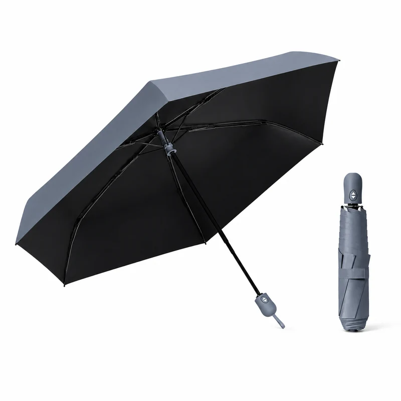 UPF 50+ Auto Supermini Travel Umbrella | Sun & Rain Protection | Easy Open | Only 220g