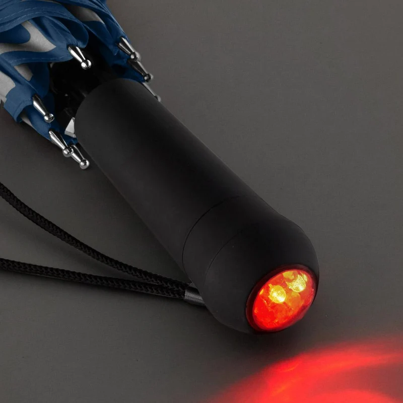 AC Safebrella LED Walking Umbrella | 4 Colours | Auto Open | 105cm Canopy | Custom Print
