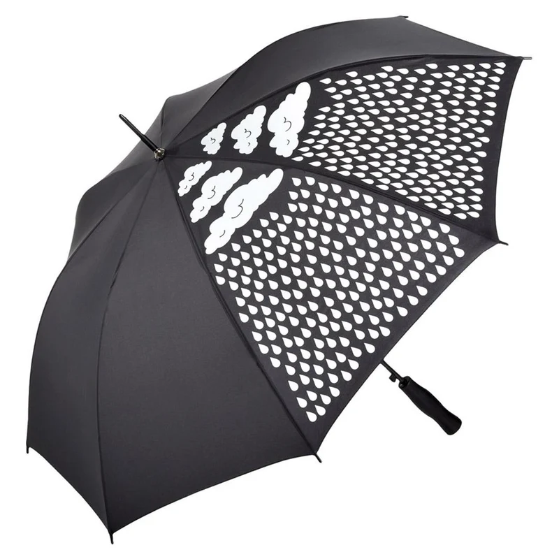 AC Colormagic Walking Umbrella | Black | Auto Open | 105cm Canopy | Custom Print