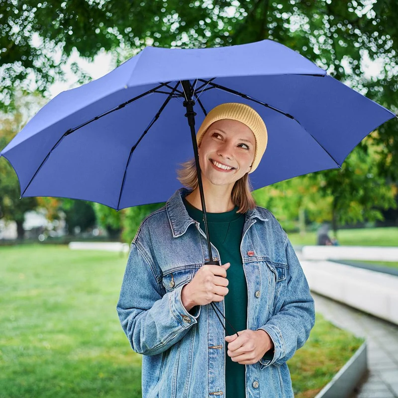 AC Folding Umbrella | 10 Colours | Auto Open | 98cm Canopy | Custom Print