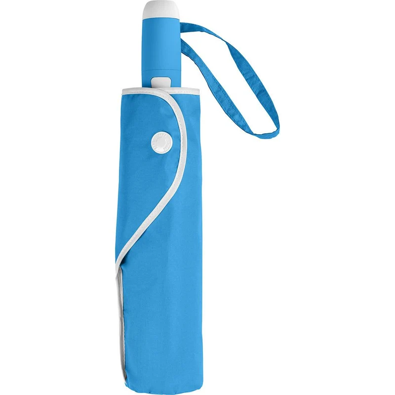 AOC FARE Whiteline Folding Umbrella | 9 Colours | Auto Open | 98cm Canopy | Custom Print