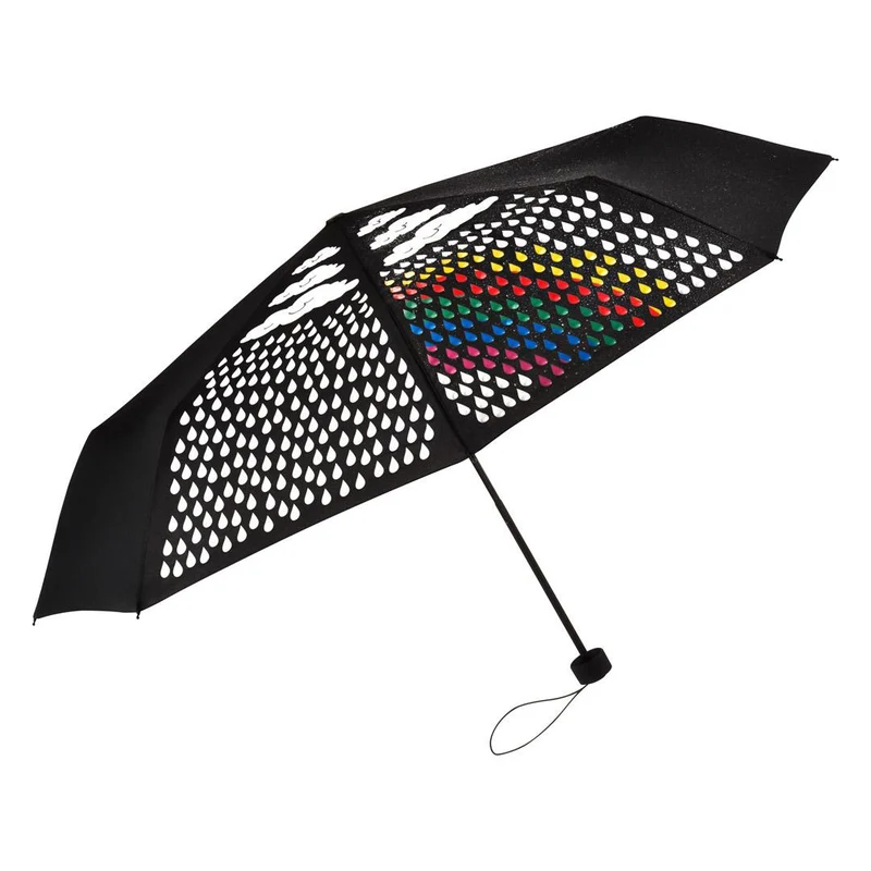 Colormagic Folding Umbrella | Black | 98cm Canopy | Custom Print