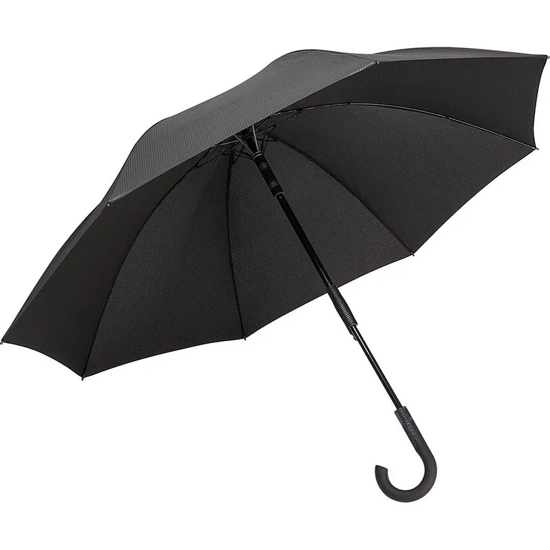 AC FARE Carbon Style Golf Umbrella | Black wS | Auto Open | 125cm Canopy | Custom Print