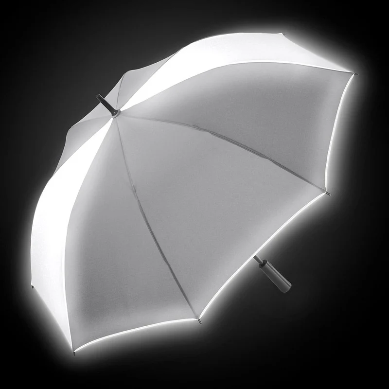 AC FARE ColorReflex Golf Umbrella | Silver Grey | Auto Open | 120cm Canopy | Custom Print