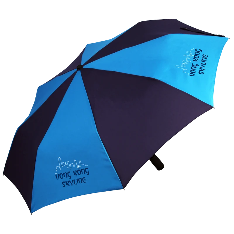 Promo-Matic Deluxe Folding Umbrella | 32 fabric colours | Auto Open | MOQ 100 | 102cm Canopy | Custom Print