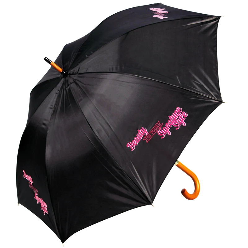 Corporate Wood Walking Walking Umbrella | 20 colourways | MOQ 25 | 103cm Canopy | Custom Print