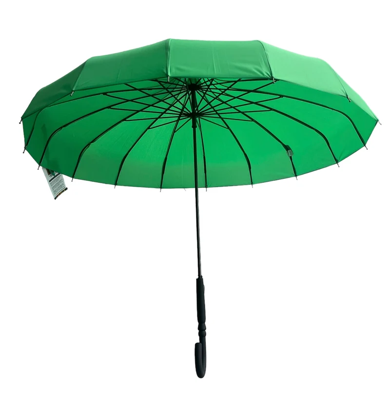 Ladies 'Olivia' Pagoda Walking Umbrella | 16 Ribs | Crook Handle | Vintage Style
