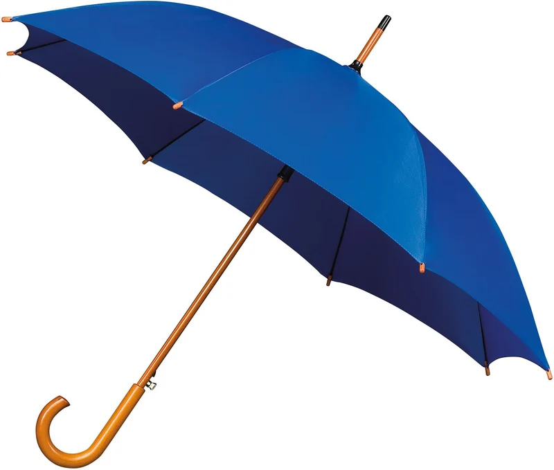 The Alrai Auto Walking Umbrella | Full Wood Handle & Shaft | 102cm Canopy