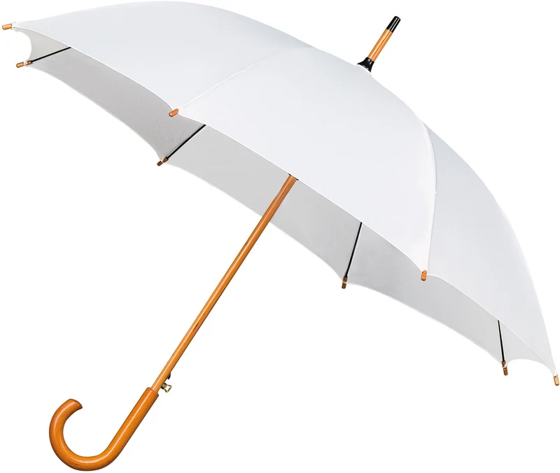 The Alrai Auto Walking Umbrella | Full Wood Handle & Shaft | 102cm Canopy