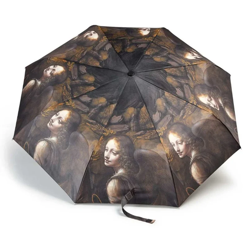 National Gallery x Fulton Minilite Umbrella - da Vinci Virgin of the Rocks | Art Print | Compact