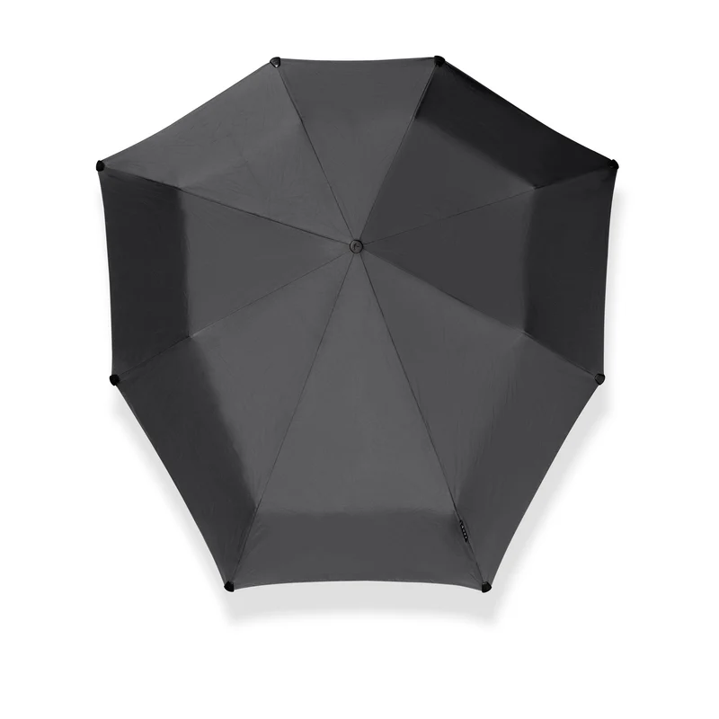 Senz Manual Folding Storm Umbrella - Metallic Sky | Double Skin | UPF 50+ UV | Windproof to 80km/h