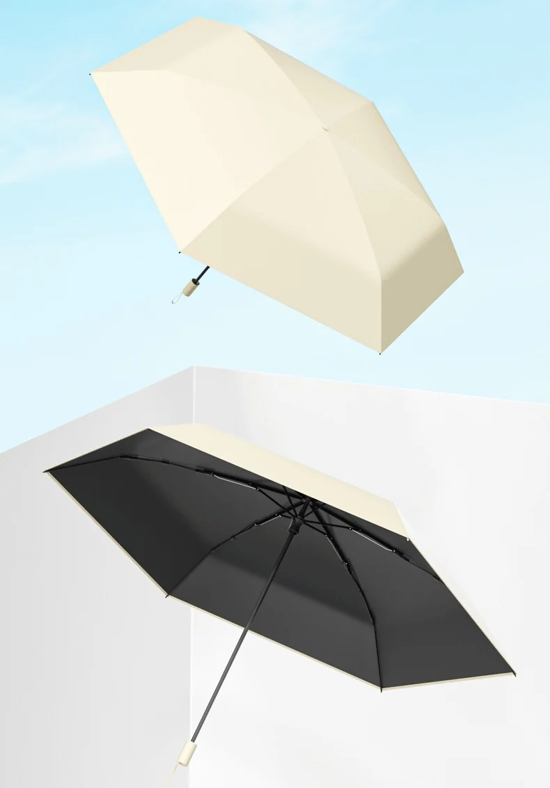UW UPF 50+ Supermini Travel Umbrella | Sun & Rain Protection | 91cm Canopy | Windproof