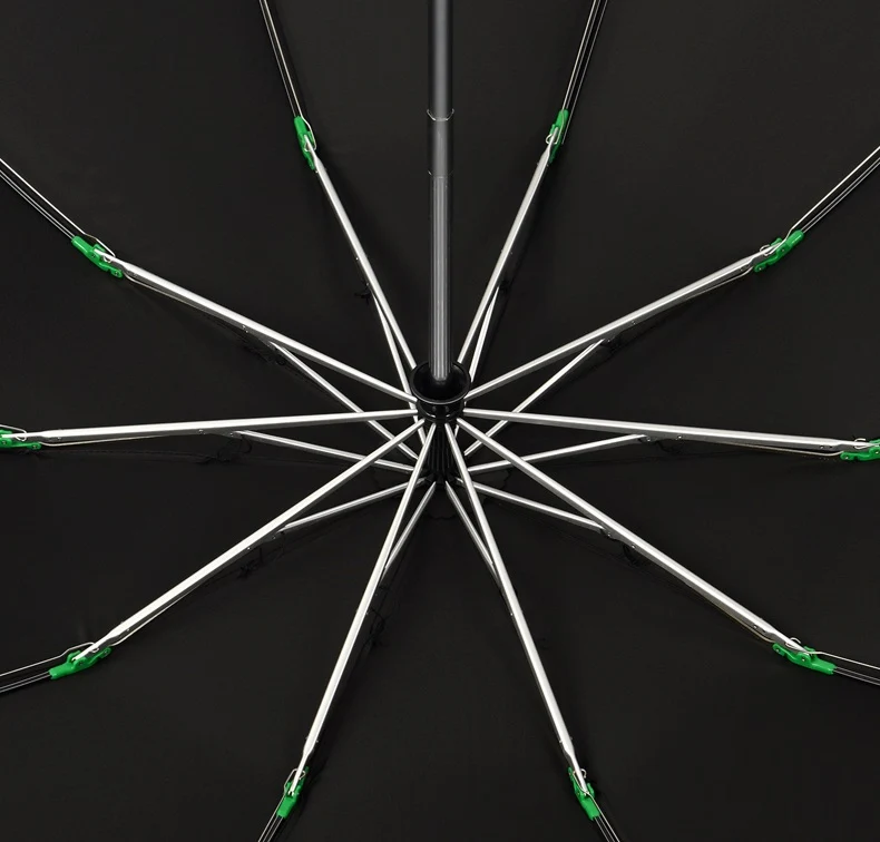 Invert Performance Golf-Size Folding Umbrella | 124cm Canopy | Auto Open & Close | Reflective Trim