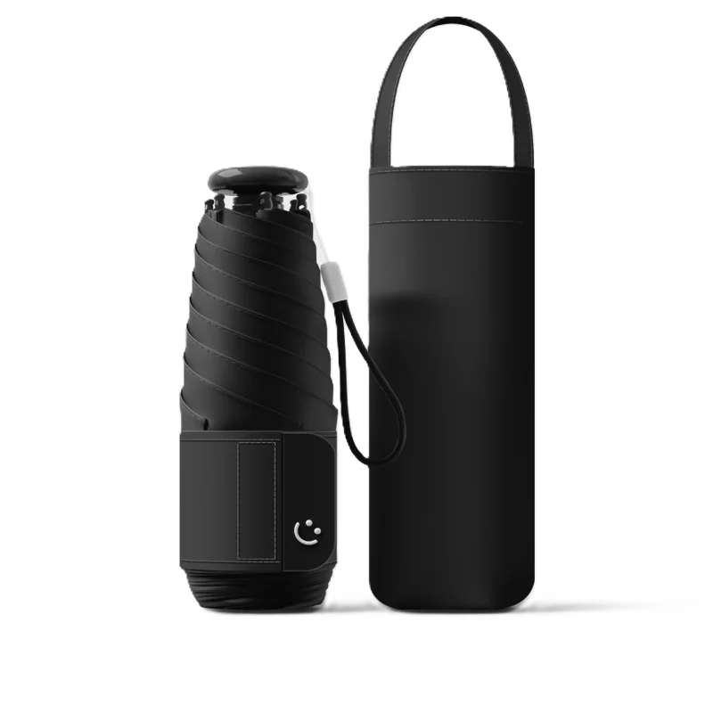 UW UPF 50+ Mini Compact Travel Umbrella | Pocket Size 17cm | Sun & Rain | Just 230g