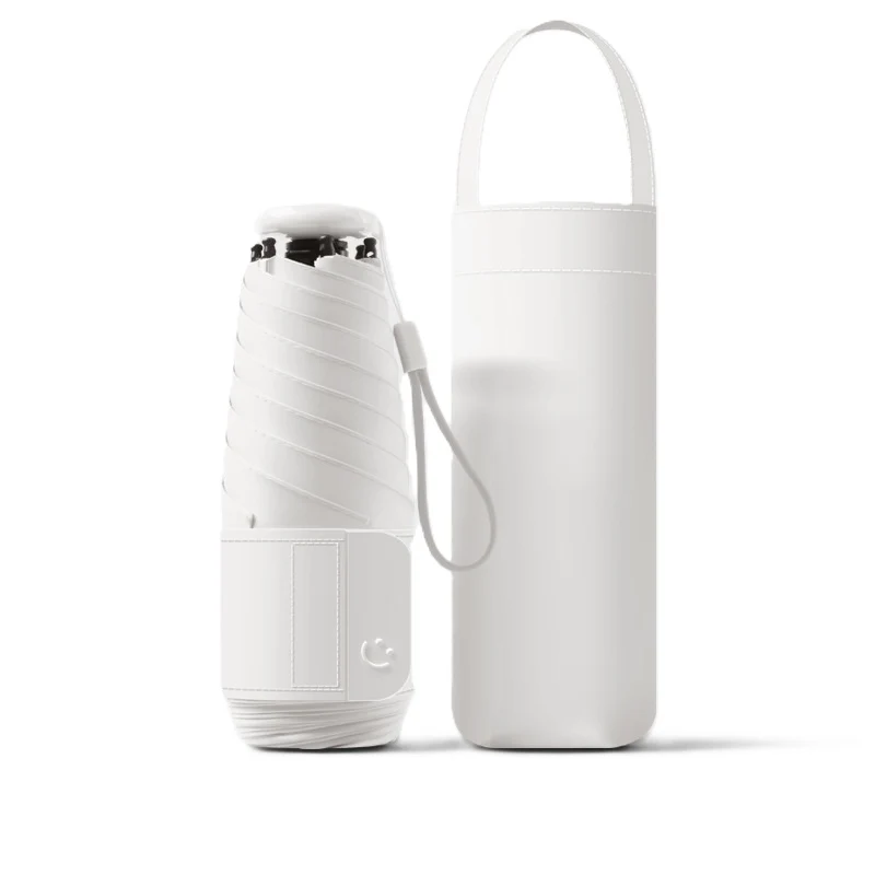 UW UPF 50+ Mini Compact Travel Umbrella | Pocket Size 17cm | Sun & Rain | Just 230g