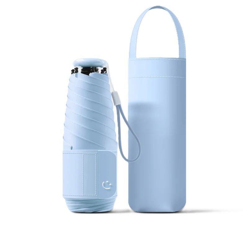UW UPF 50+ Mini Compact Travel Umbrella | Pocket Size 17cm | Sun & Rain | Just 230g