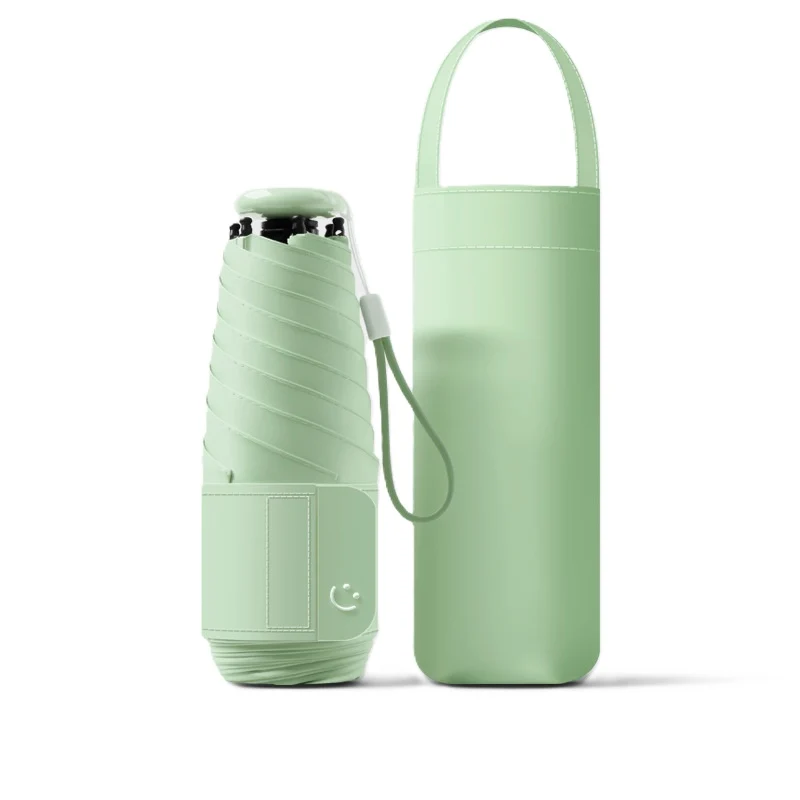 UW UPF 50+ Mini Compact Travel Umbrella | Pocket Size 17cm | Sun & Rain | Just 230g