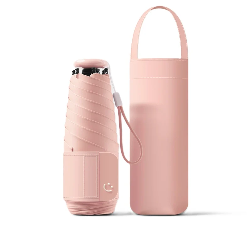 UW UPF 50+ Mini Compact Travel Umbrella | Pocket Size 17cm | Sun & Rain | Just 230g