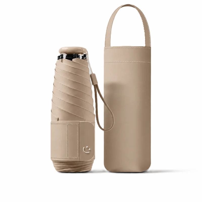 UW UPF 50+ Mini Compact Travel Umbrella | Pocket Size 17cm | Sun & Rain | Just 230g