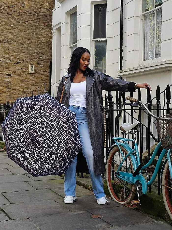 Fulton Minilite Folding Umbrella - Cascading Spot | Compact Handbag Size | Wind Resistant