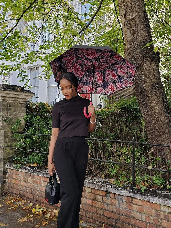 Fulton Bloomsbury Auto Walking Umbrella - Show Stopper | Double Canopy | Hidden Inner Print