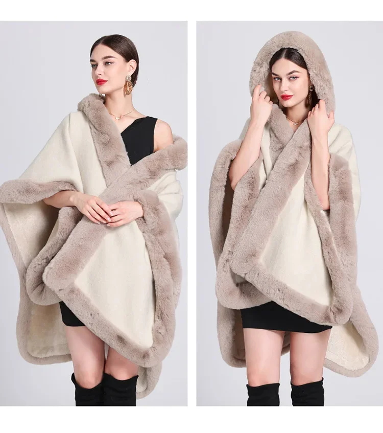 Cape Beige Femme