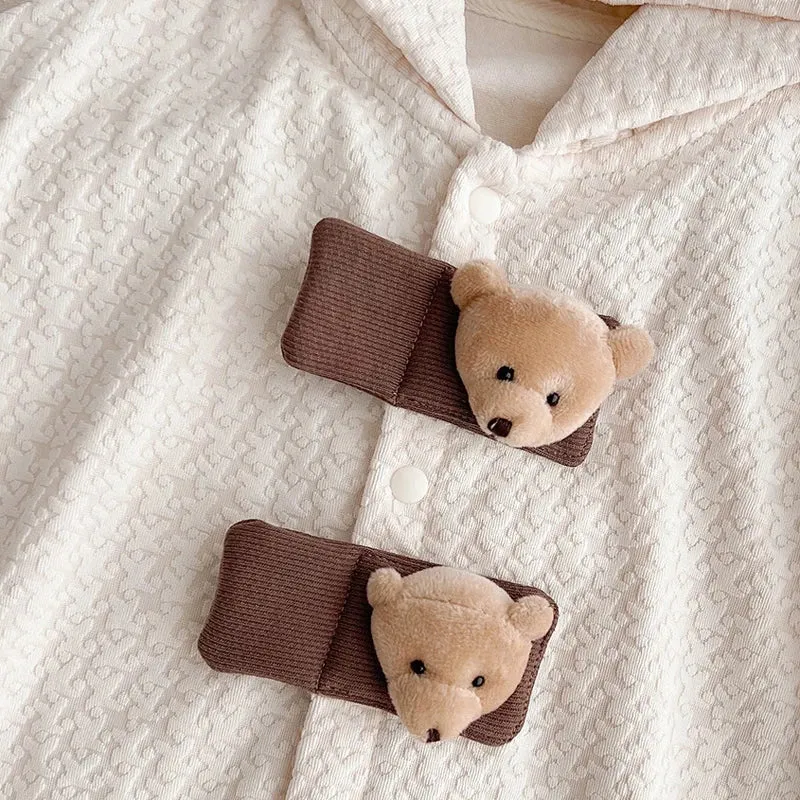 Poncho Bébé Ours Mignon