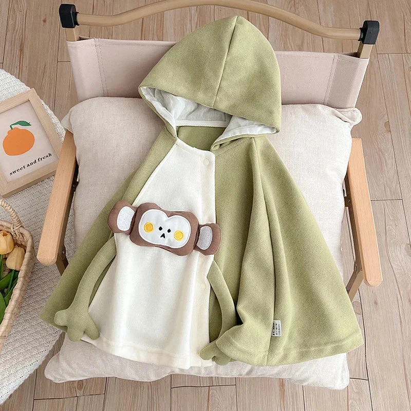 Poncho Bébé Singe