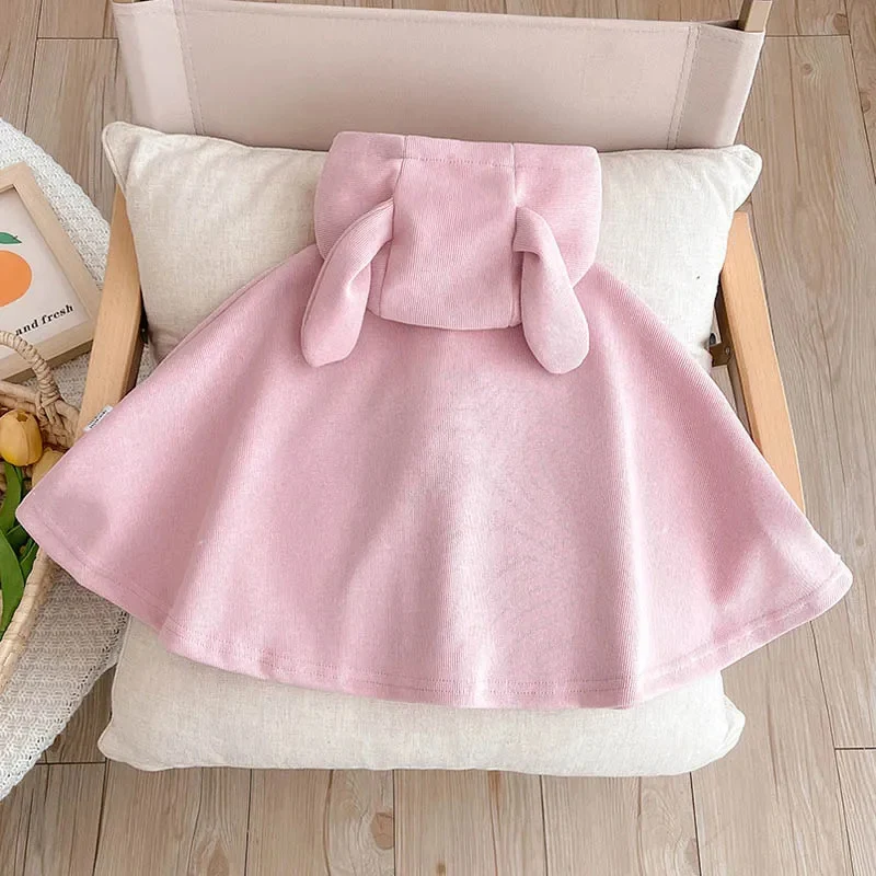Poncho Bébé Rose