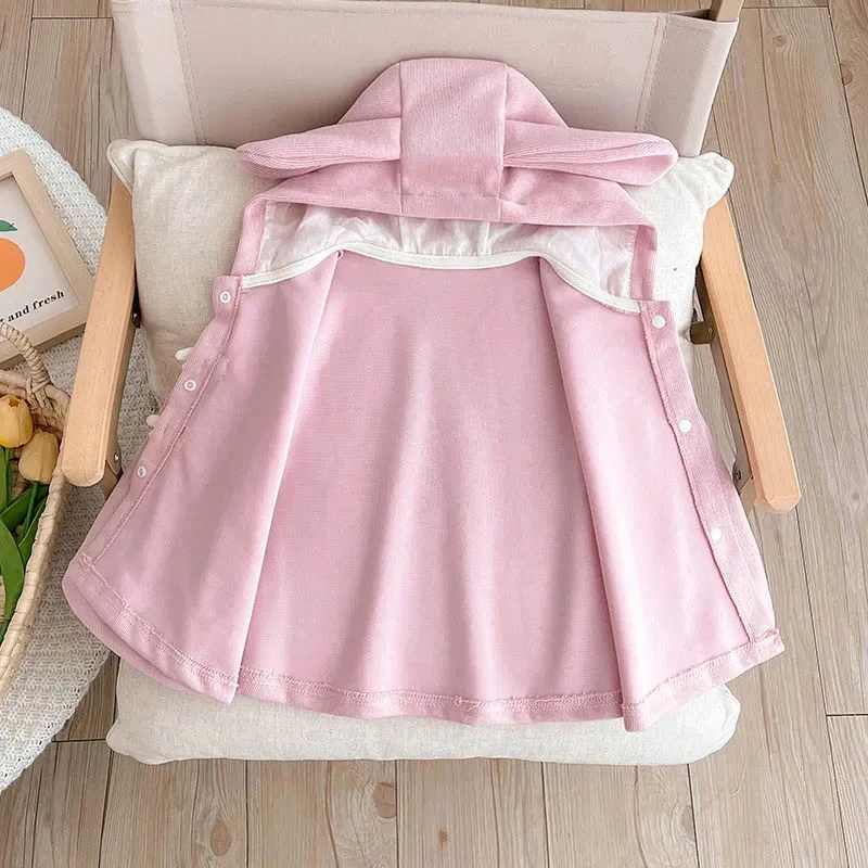 Poncho Bébé Rose