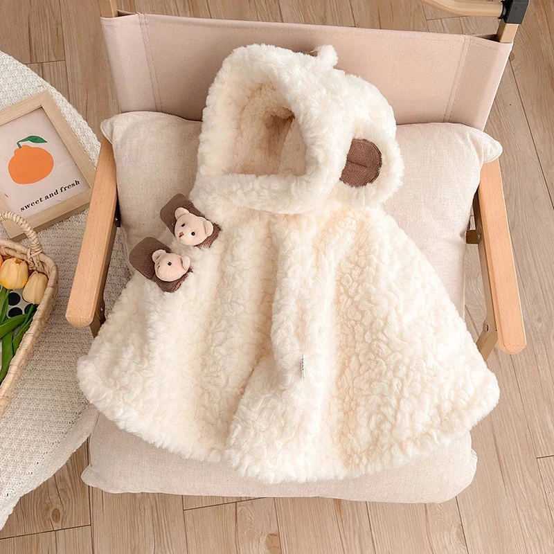 Poncho Bébé Ourson