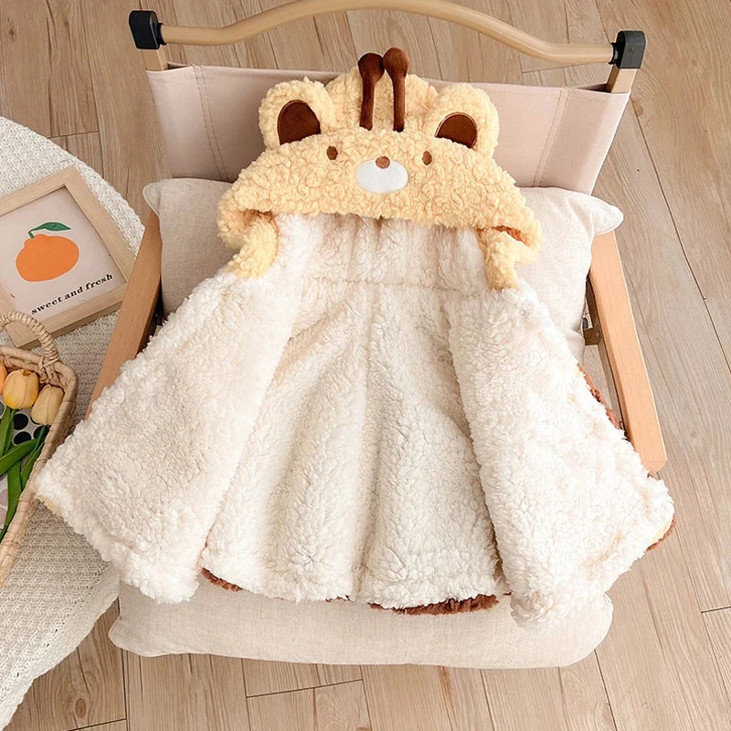 Poncho Enfant Girafe