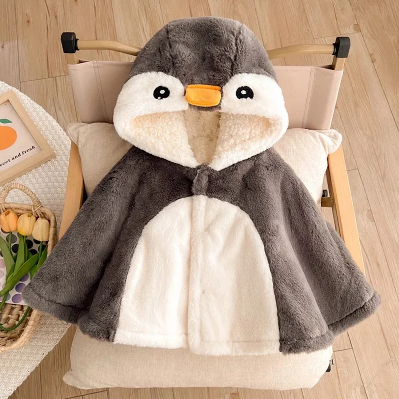 Poncho Bébé Pingouin